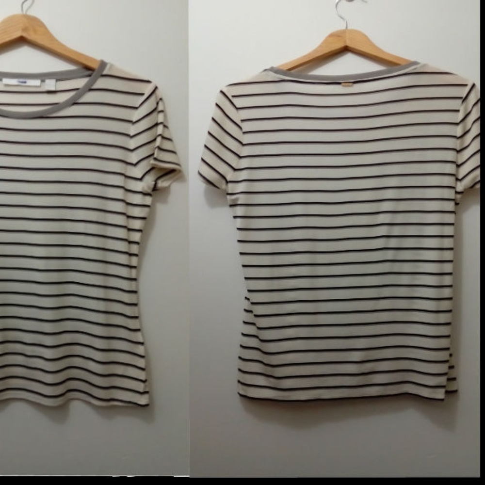 BOSS Enala Ribbed Tee - Picture 2 of 8